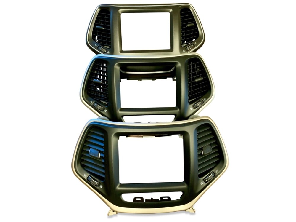 2014-2020 Jeep Cherokee 8.4-inch Infotainment Radio Upgrade - 3 Dash Bezel Options