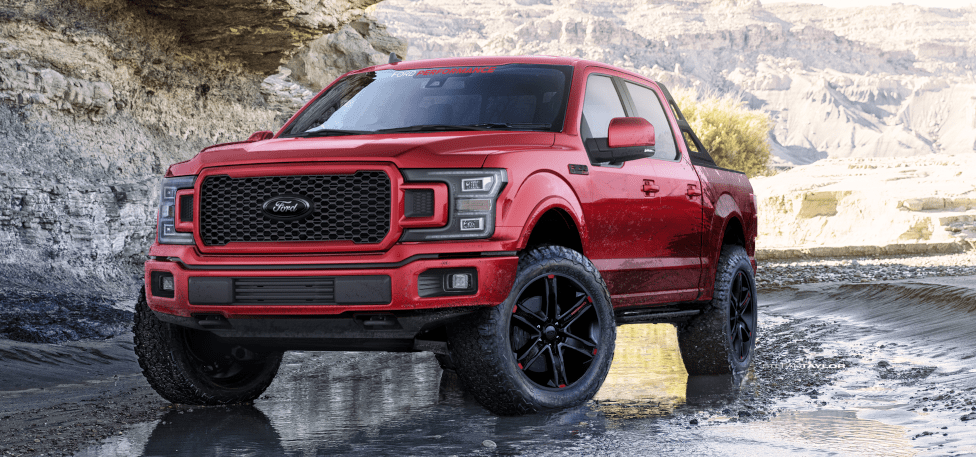 Ford F-150 Lariat Sport Crew Cab With Black Appearance Package