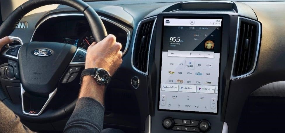 2021 Ford Edge and Edge ST Goes Big on Infotainment Upgrades; infotainment view