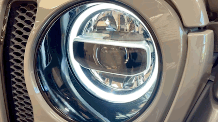 Jeep Halo Headlight DIY installation