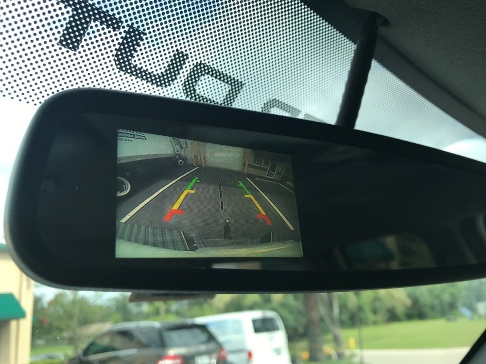 Ford truck Rear View Camera Image from Mirror to Radio Upgrade