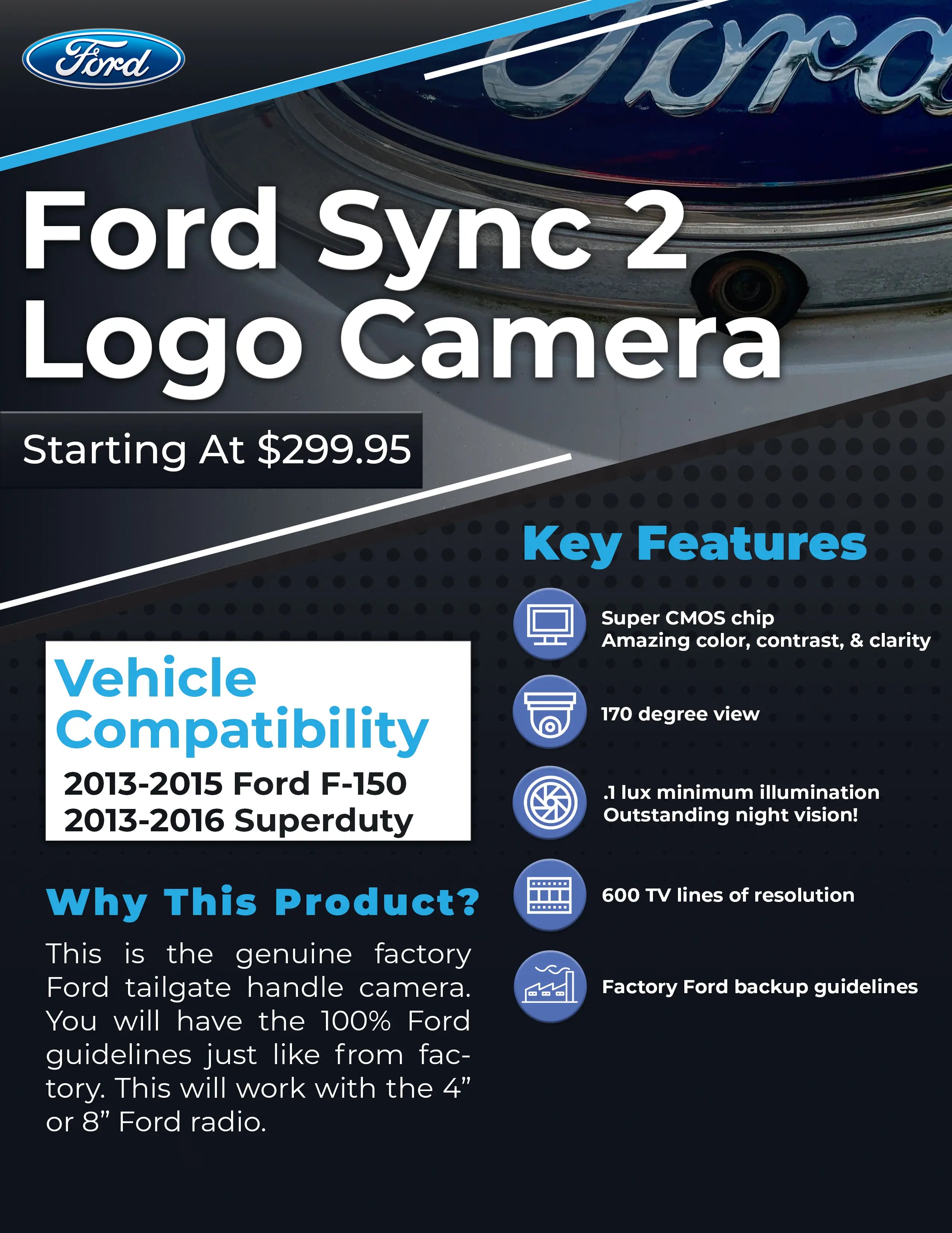 Ford Logo Camera Sync 2