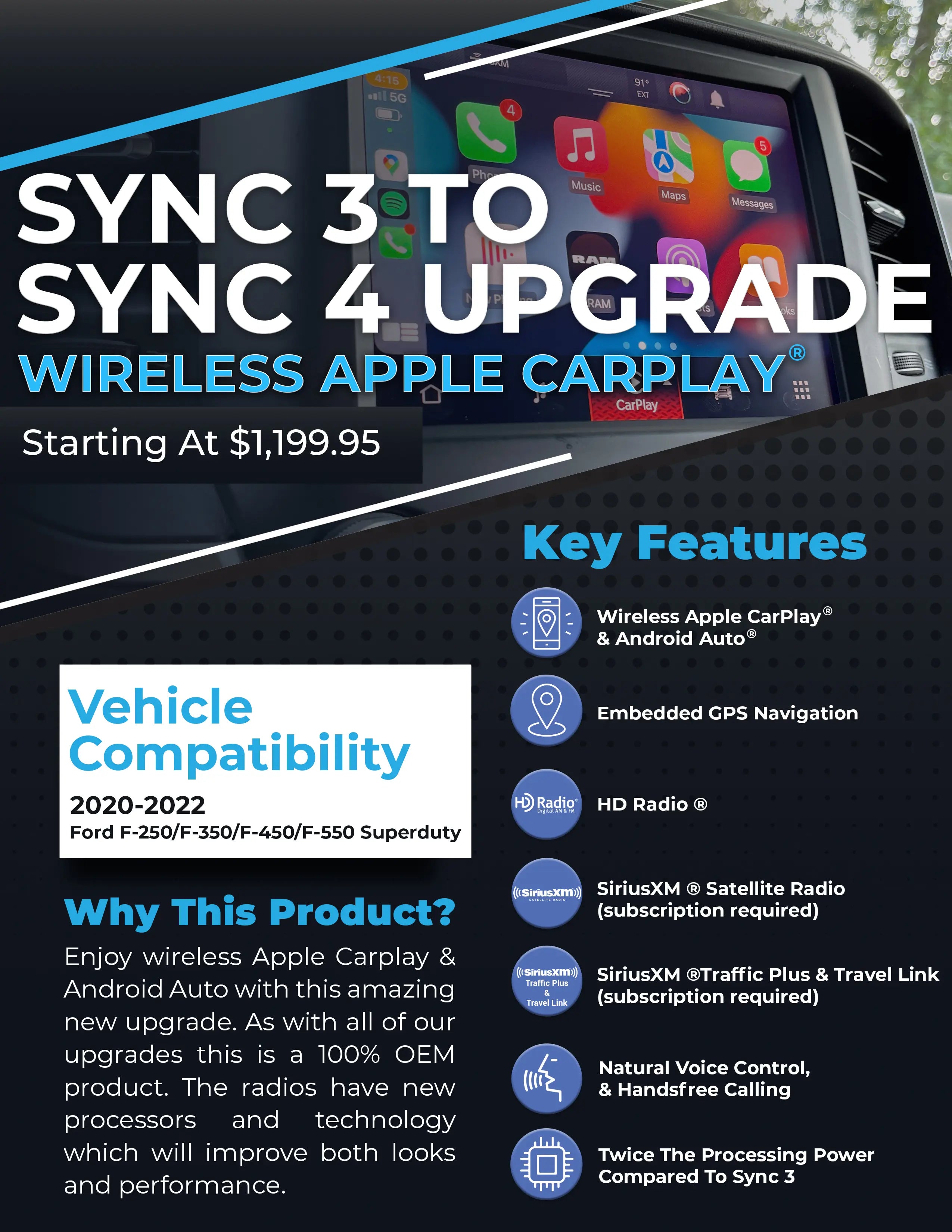 SuperDuty Sync3 to 4 Upgrade