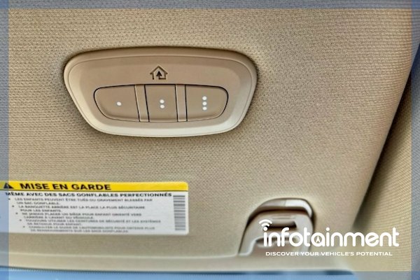 home link garage door visor upgrade