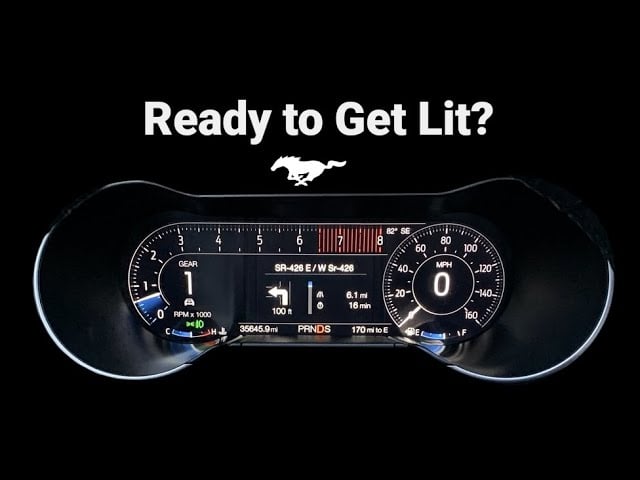 mustang digital dash upgrade