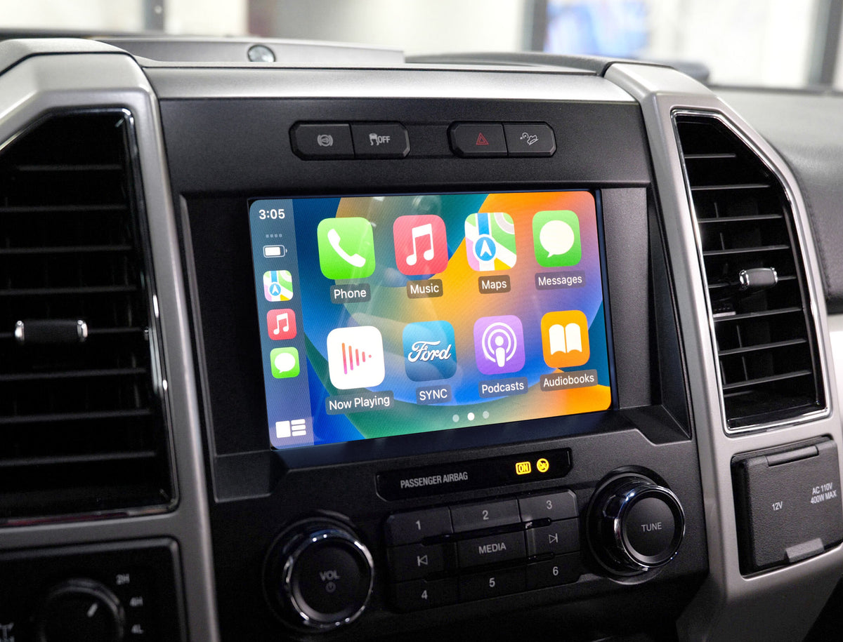 2017-2022 Ford F-250 F-350 SuperDuty Sync 4™ NAV 8" Touchscreen Display Retrofit with Wireless Apple CarPlay™ I Android Auto™