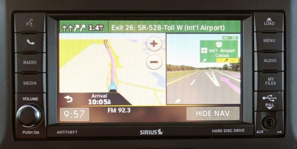 Mopar RHB 430N Garmin Navigation MyGIG Touchscreen Radio - High Sp Top Mt Blue LED