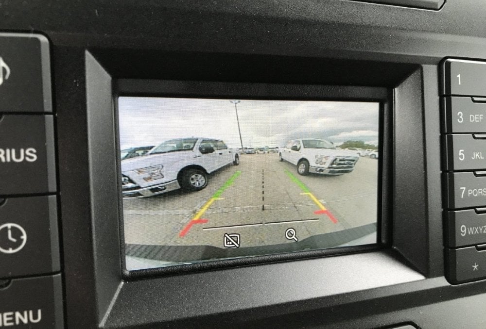 Ford backup camera grid