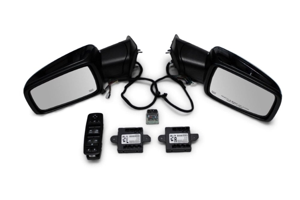 2013-2018 Ram Truck Power Folding Mirrors Package