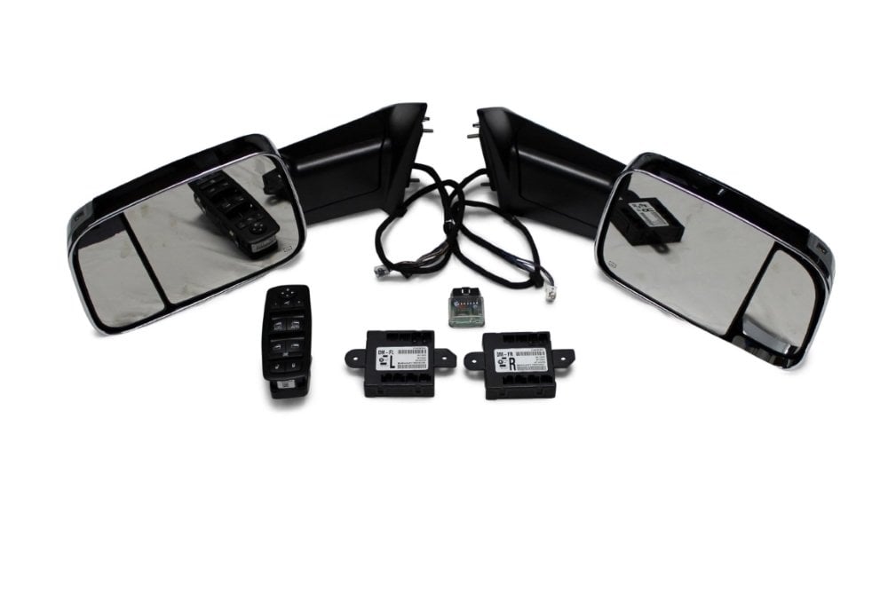 2013-2018 Ram Truck Power Folding Mirrors Package