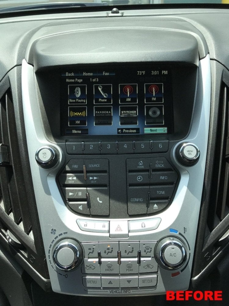 2012-2017 Chevrolet Equinox MyLink® GPS Navigation Radio Upgrade