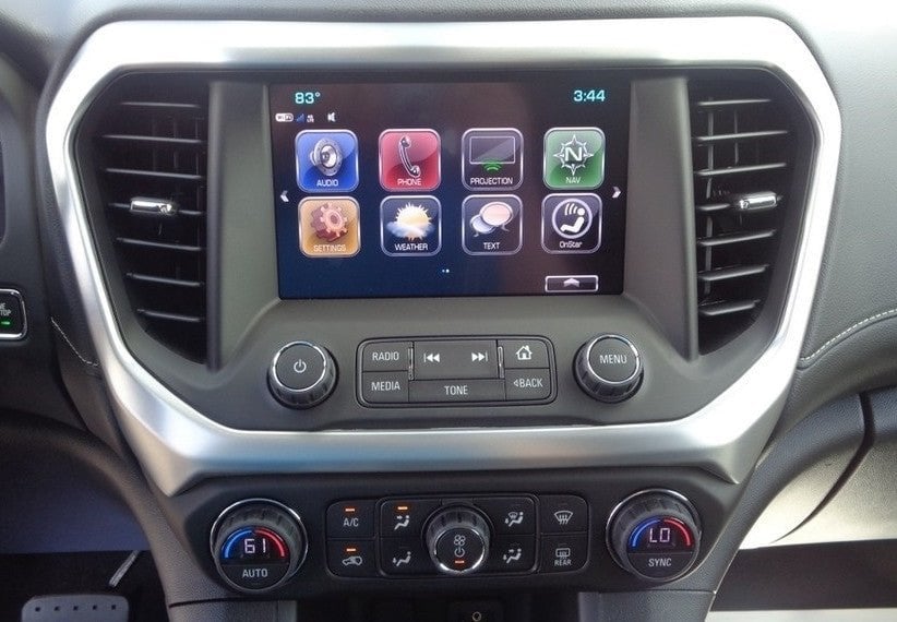 2017-2019 GMC Acadia IntelliLink® IO6 GPS Navigation Radio Upgrade