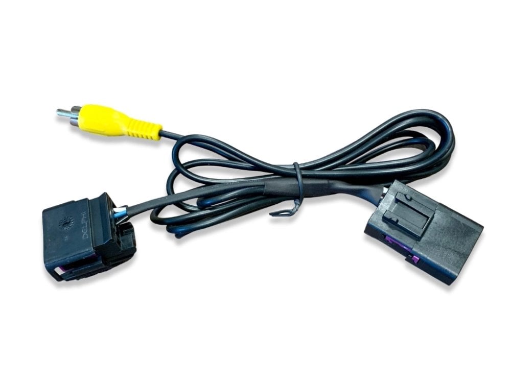 GM Truck &amp; SUV Rear View Mirror Backup Camera Image Reroute Kit - Pickup Truck without Power Rear Slinding Window