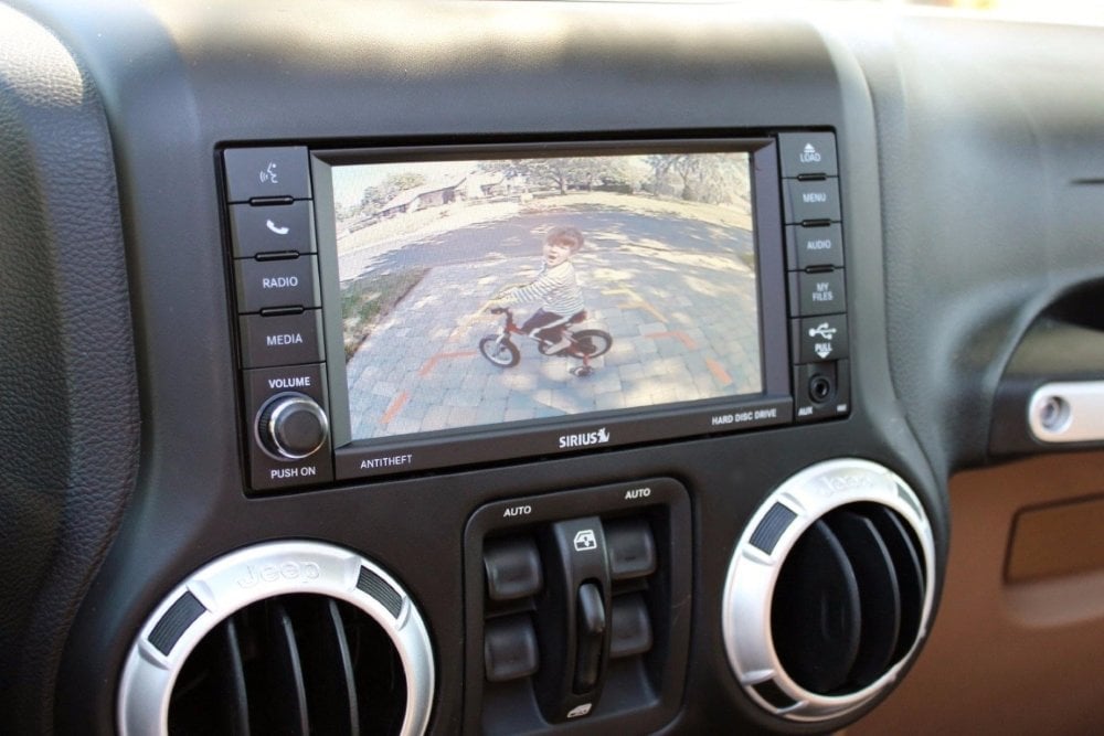 2007-2018 Jeep Wrangler JK Backup Camera Kit