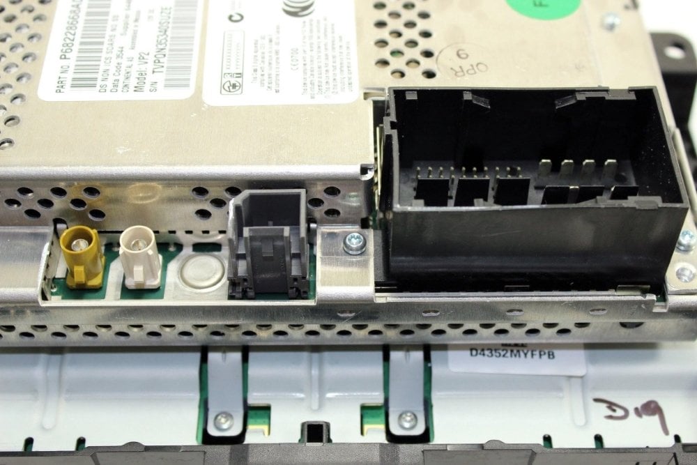 Back of RA2 5.0 headunit
