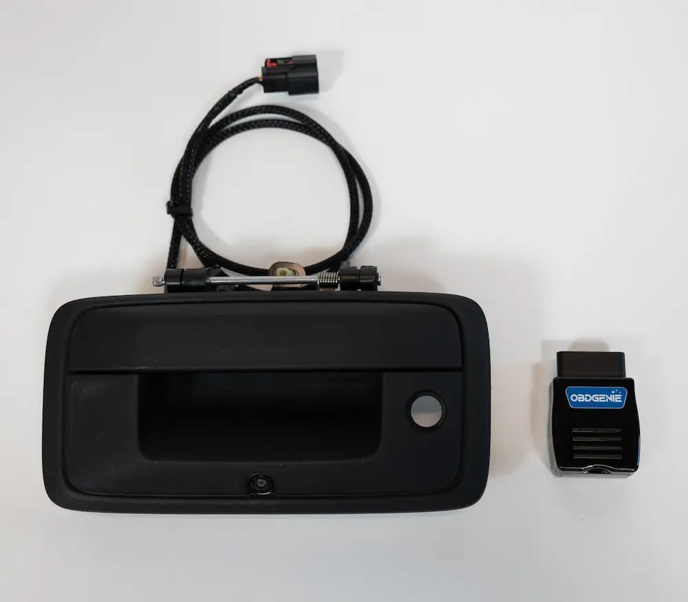 14-15 Silverado Sierra GM Truck TailGate Handle Backup Camera pre-wired programmer _