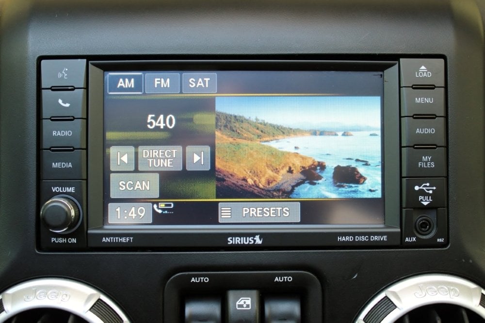 Mopar RBZ 430 MyGIG Touchscreen Radio - High Sp Blue LED