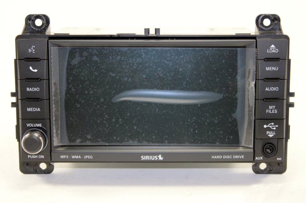 Mopar RBZ 430 MyGIG Touchscreen Radio - High Sp Top Mt Green LED