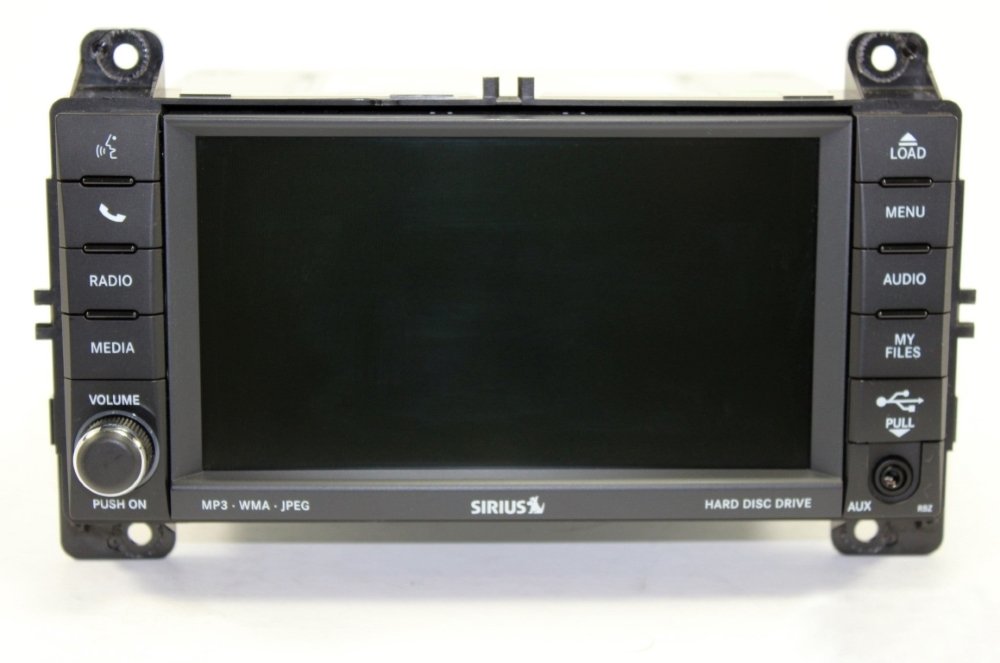 Mopar RBZ 430 MyGIG Touchscreen Radio - High Sp Top Mt Green LED