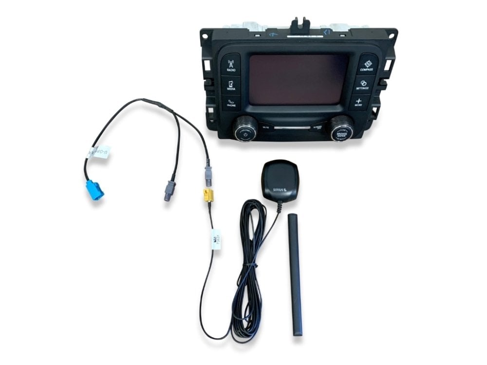RAM Truck UAA SiriusXM Radio Uconnect 3 with 5-Inch Display aftermarket antenna