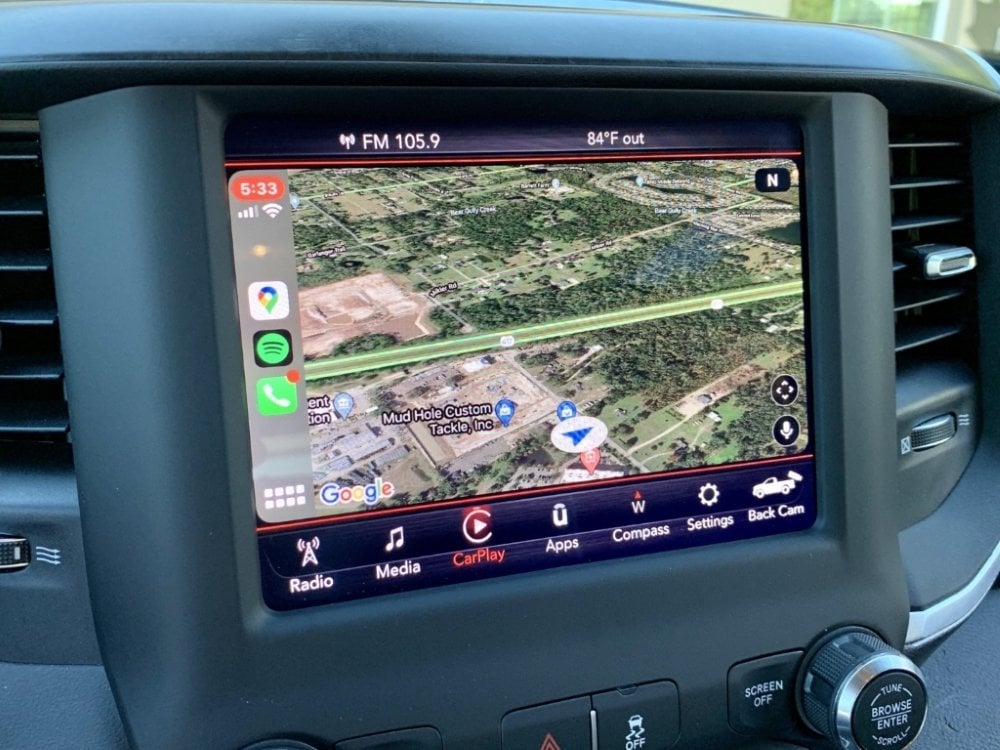 OEM Ram UAM Apple Carplay Navigation