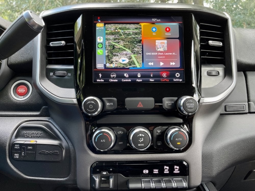 2019-2021 Ram 1500 Uconnect 4™ UAV 4C NAV 8.4" Display with Apple CarPlay™ I Android Auto™