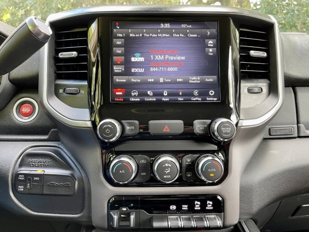 2019-2021 Ram 1500 Uconnect 4™ UAV 4C NAV 8.4" Display with Apple CarPlay™ I Android Auto™