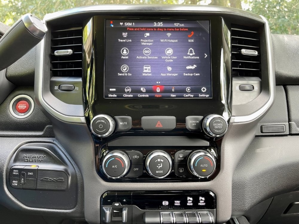 2019-2021 Ram 1500 Uconnect 4™ UAV 4C NAV 8.4" Display with Apple CarPlay™ I Android Auto™
