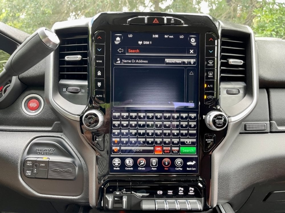 2019-2022 Ram 1500 Uconnect 4™ UAX 4C NAV 12" Display with Apple CarPlay™ I Android Auto™