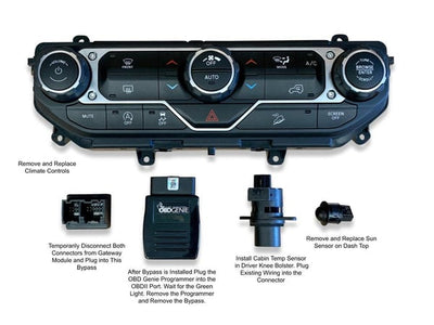 2018-2023 Jeep Wrangler JL and Gladiator JT HVAC Climate Control Kit