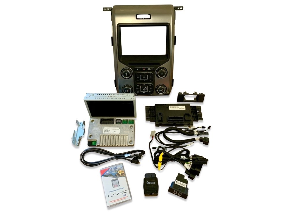 2013-2014 Ford F-150 4" to 8" MyFord Touch Sync 2 GPS Navigation Upgrade
