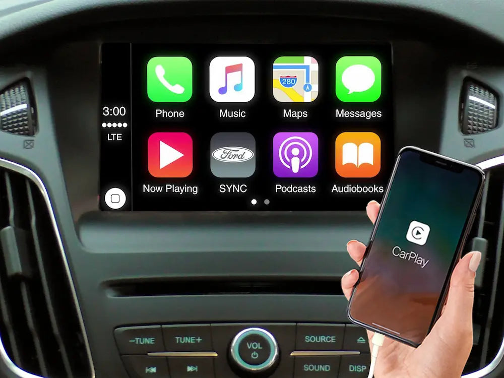 Ford Focus MyFord Touch Sync 2 Apple CarPlay Android Auto