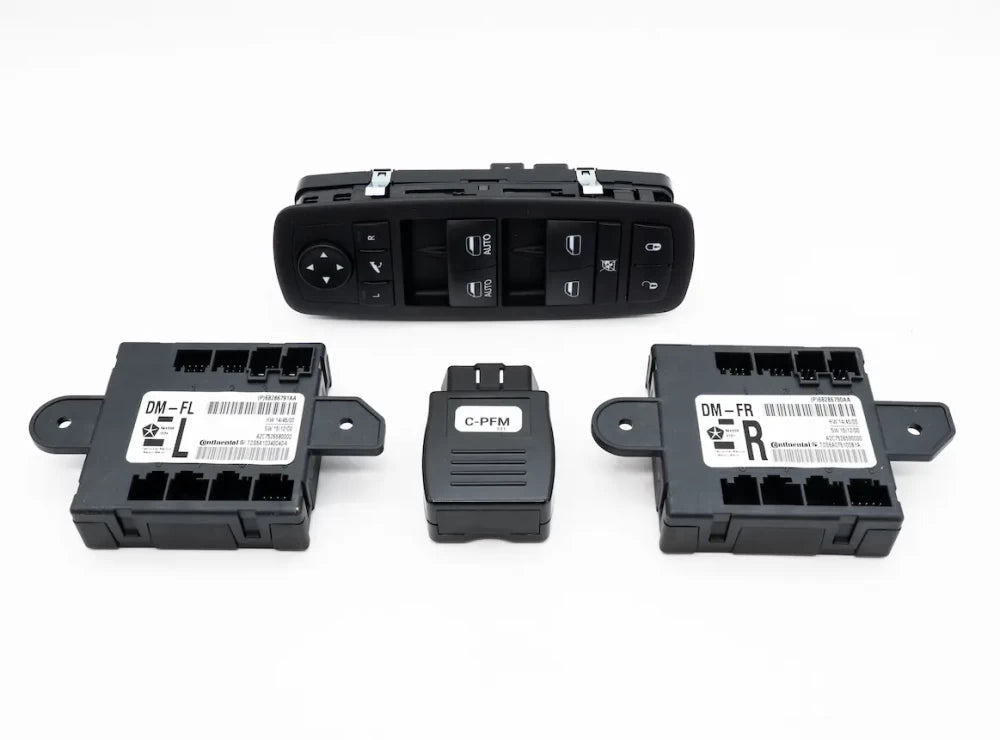 2013-2018 Ram 1500 &amp; Heavy Duty Truck Power Folding Mirrors Completion Kit