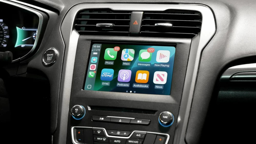 2013-2020 Ford Fusion Sync 4 Retrofit OEM Upgrade Wireless Apple CarPlay Wireless Android Auto