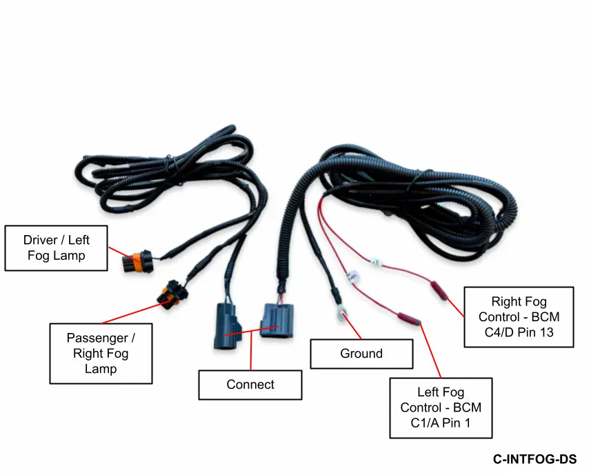 2013+ Classic Body Ram 1500 Fog Lamp Upgrade Harness