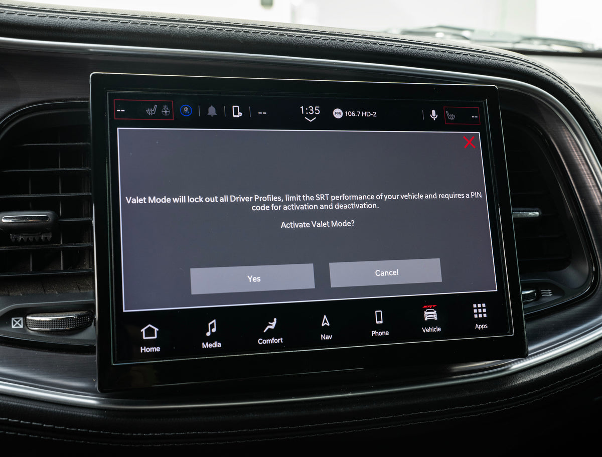 2015-2023 Dodge Challenger Uconnect 5™ UBN NAV 10.1" Display Retrofit with Wireless Apple CarPlay™ I Android Auto™