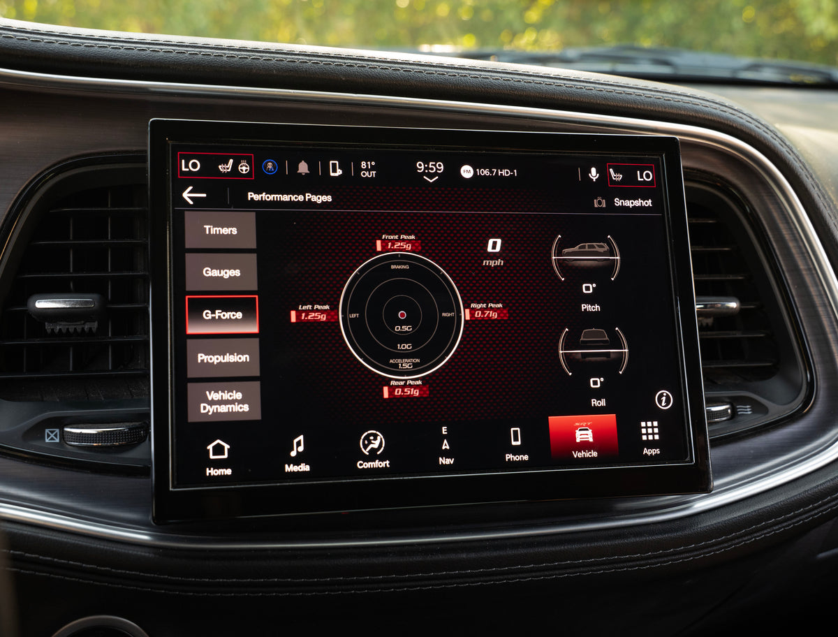 2015-2023 Dodge Challenger Uconnect 5™ UBN NAV 10.1" Display Retrofit with Wireless Apple CarPlay™ I Android Auto™