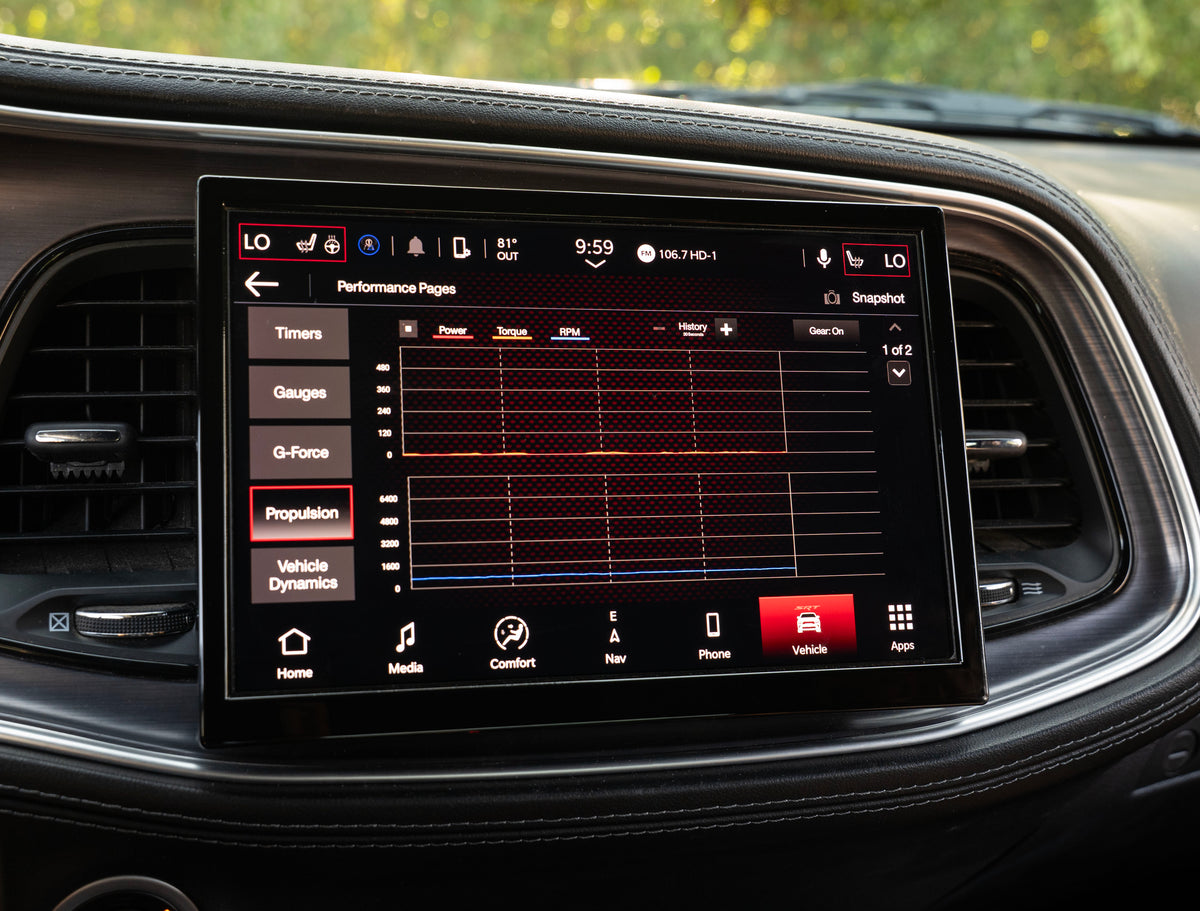 2015-2023 Dodge Challenger Uconnect 5™ UBN NAV 10.1" Display Retrofit with Wireless Apple CarPlay™ I Android Auto™