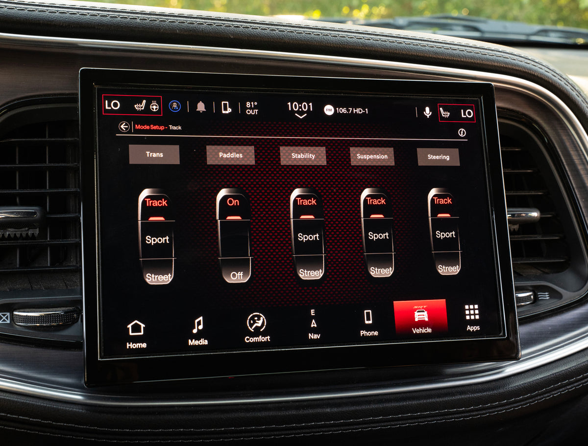 2015-2023 Dodge Challenger Uconnect 5™ UBN NAV 10.1" Display Retrofit with Wireless Apple CarPlay™ I Android Auto™