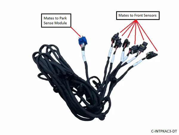 Front Infotainment Control Module 2019-2024 Ram Truck Front Park Sense Module Upgrade Harness ...