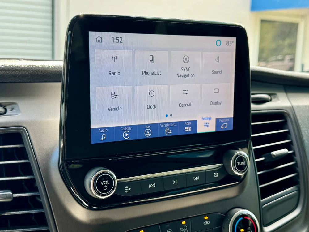 2020+ Sync 3 to Sync 4 Ford Transit Radio Upgrade Touchscreen with Wirless Apple CarPlay &amp; Android Auto menus