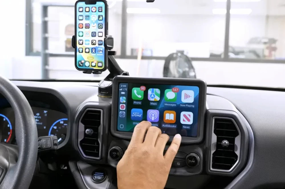 2021-2024 Ford Bronco Sport-Sync 3 to Sync 4 Touchscreen Upgrade w Wireless-Apple CarPlay Android