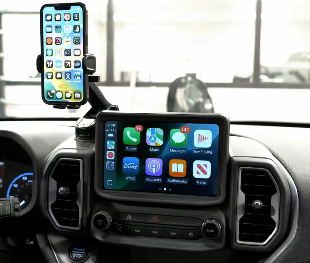 2021-2024 Ford Bronco Sport-Sync 3 to Sync 4 Touchscreen Upgrade w Wireless-Apple CarPlay Android