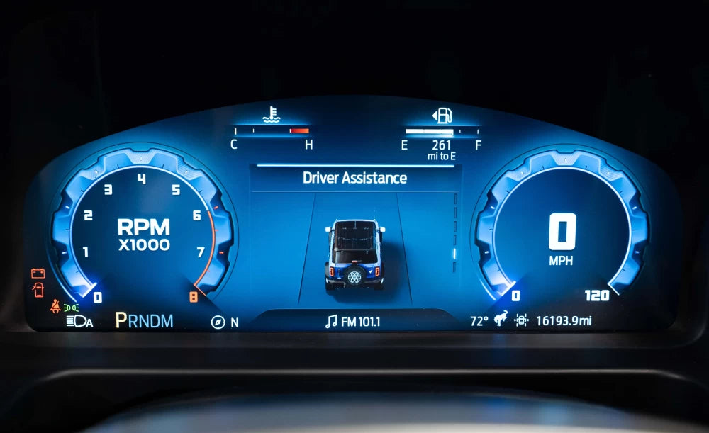 2021-2026 Ford Bronco Digital Speedometer Cluster