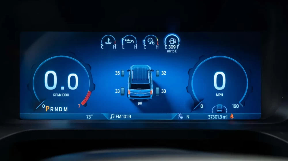 2022+ Ford Expedition 12inch Digital Speedometer EVIC Cluster Panel Upgrade gauges