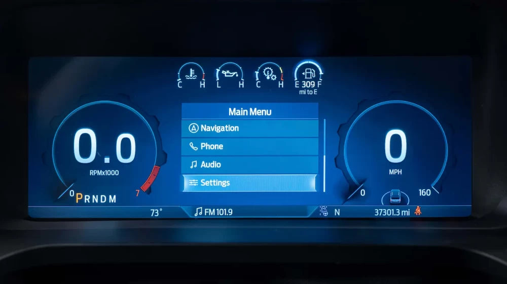 2022-2024 Ford Expedition 12″ Full Digital Speedometer EVIC Instrument Panel Cluster Upgrade