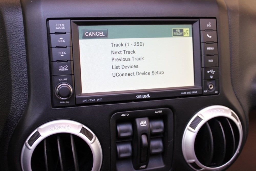 2011-2018 Jeep Wrangler JK Uconnect 2™ RHR 730N MyGIG 6.5" Display with Navteq™ GPS Navigation