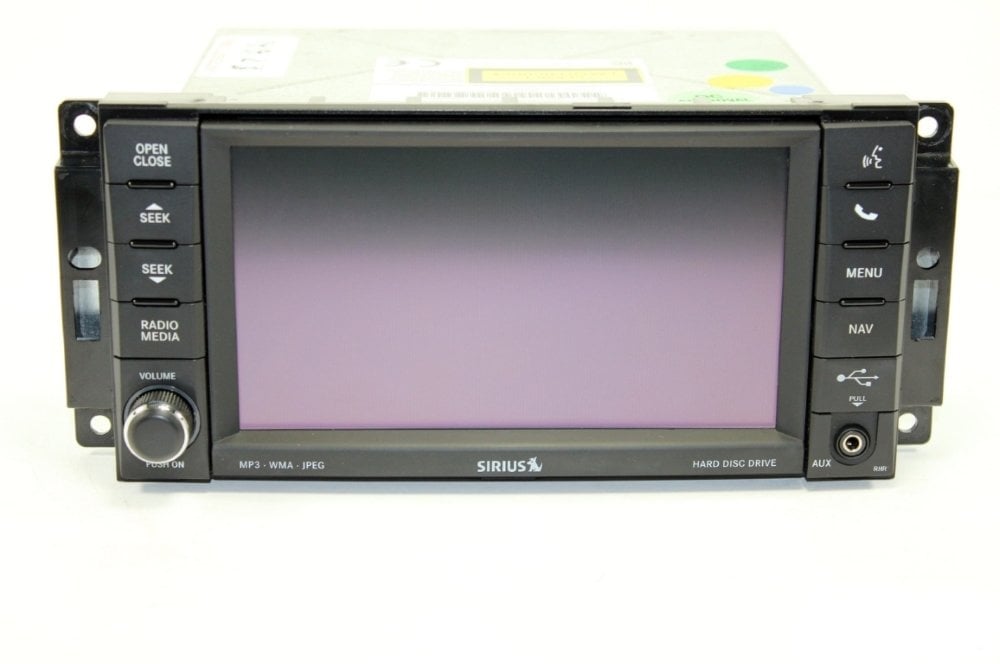 2011-2018 Jeep Wrangler JK Uconnect 2™ RHR 730N MyGIG 6.5" Display with Navteq™ GPS Navigation