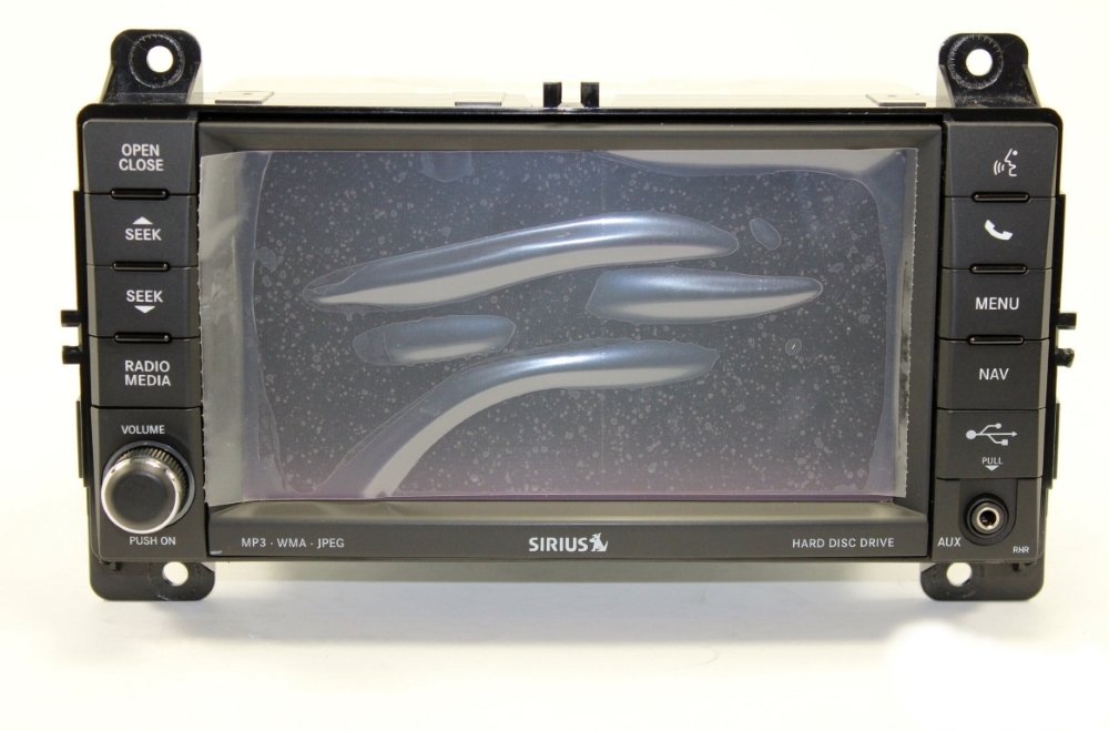 Mopar RHR 730N Navigation MyGIG Touchscreen Radio - High Sp Top Mt Green LED