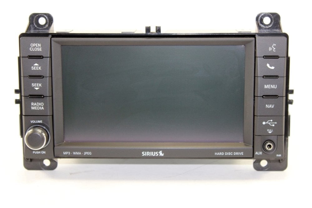 Mopar RHR 730N Navigation MyGIG Touchscreen Radio - High Sp Top Mt Green LED